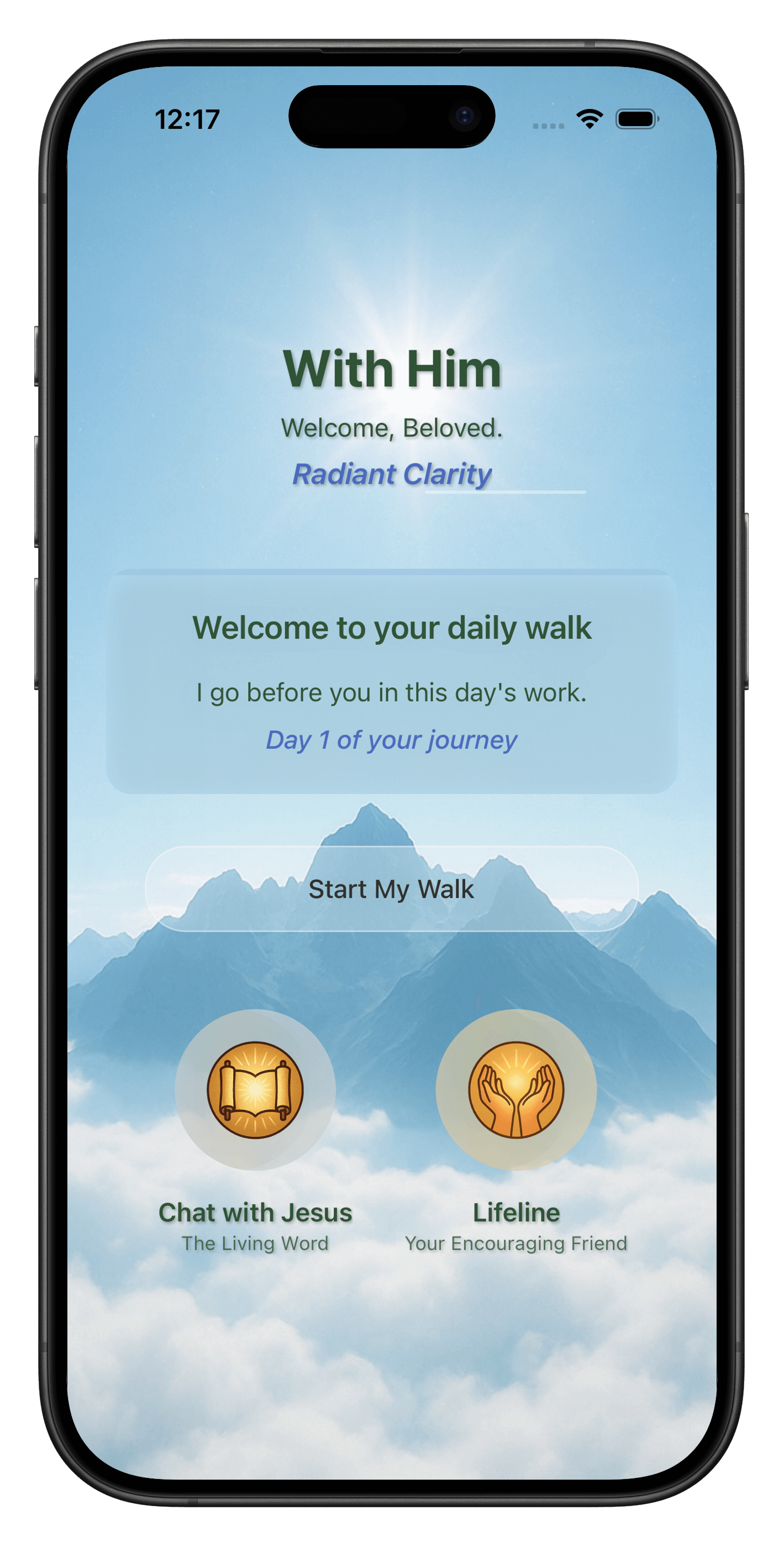 Start your day with peace.