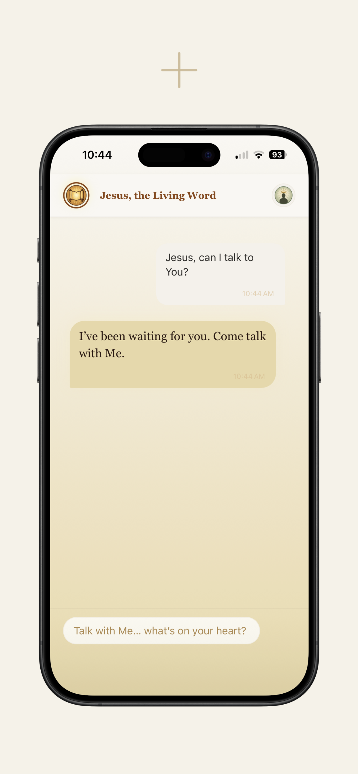 Start your first conversation with With Him