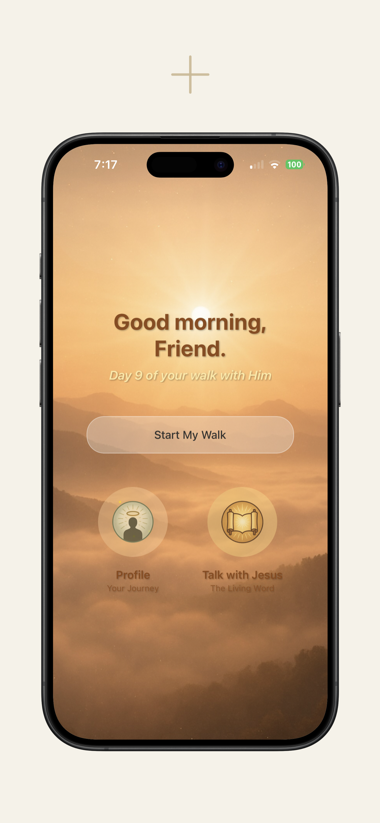 Begin Your Walk With Him